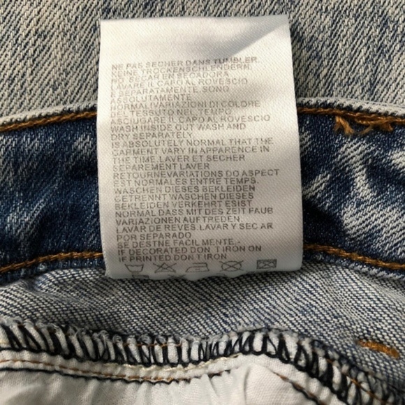 Machine Jeans Skinny High Waist Distressed Denim - Picture 5 of 5